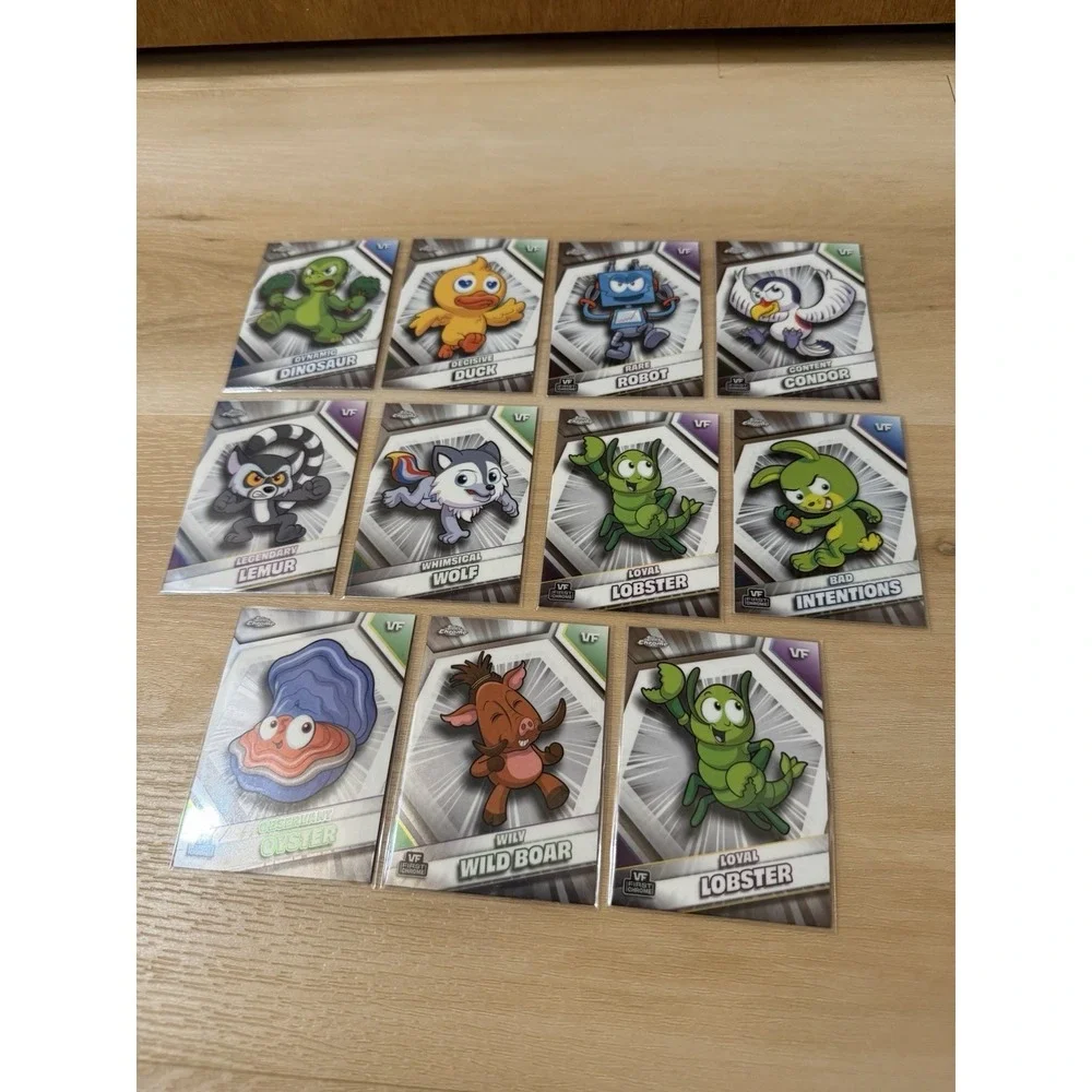 VeeFriends Topps Chrome 2026 Lot of 11 Cards Loyal Lobster C6 Set